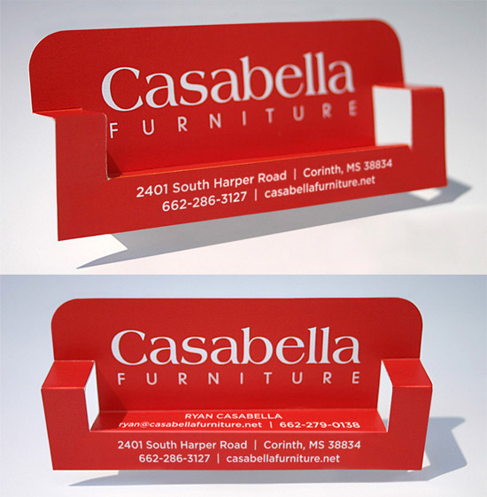 Casabella Furniture’s Business Card