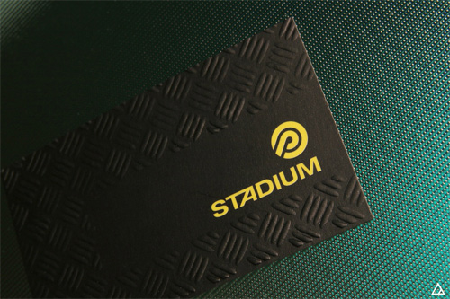 Stadium Sporting Good’s Business Card