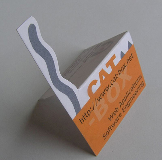 Cat-box.net’s Folding Business Card