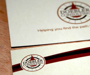 Doebler Consulting's Simple Business Card