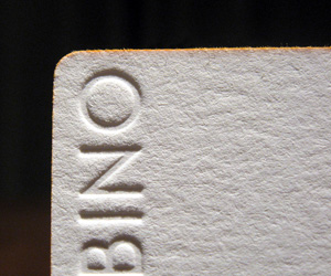 Darren Jsabino's Letterpress Business Card