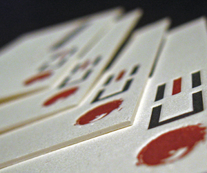 Edo Studio's Letterpress Business Card