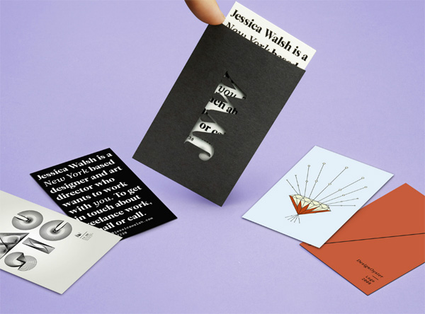 Creative Business Card by Jessica Walsh