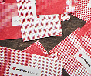 Red Square Agency Business Cards
