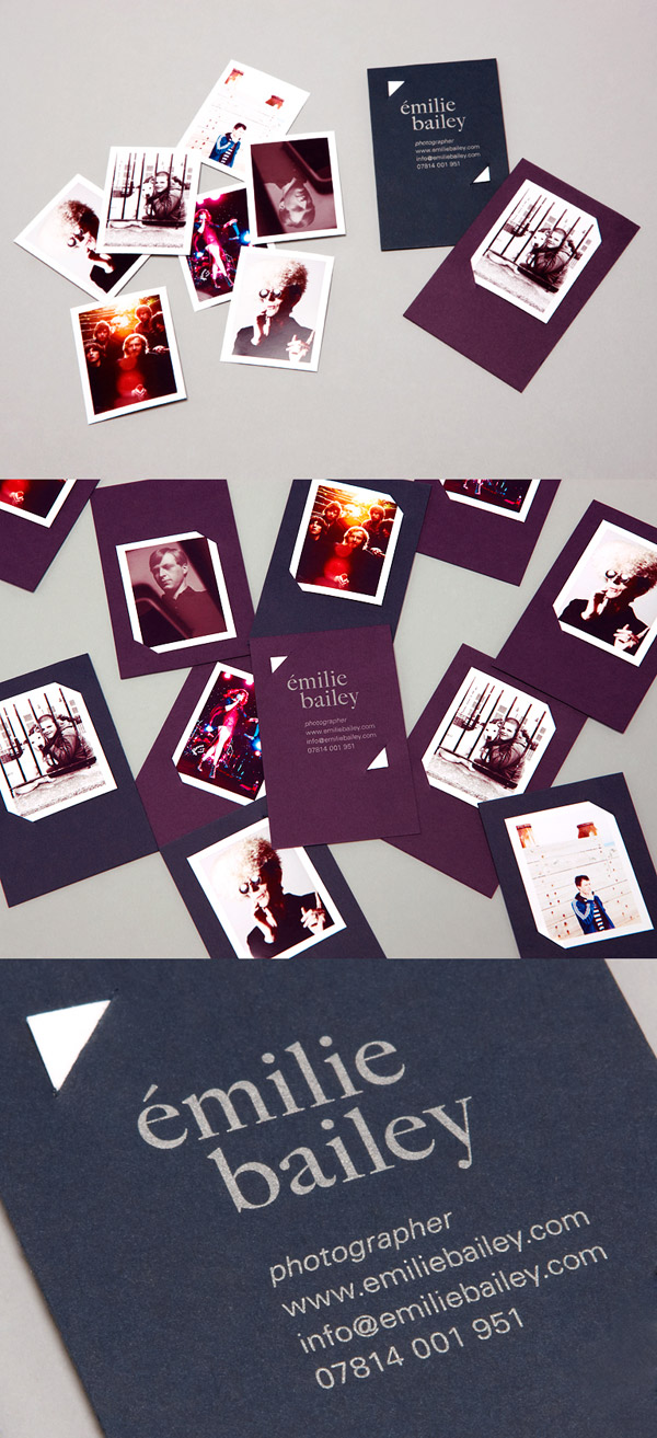 Emilie Bailey’s Photography Business Cards