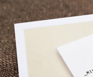 Mike Slack's Letterpress Business Card