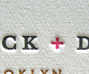 Rabbitneck + Dotty's Letterpress Business Card & Tags