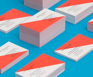 Studio Constantine's Colorful Business Card
