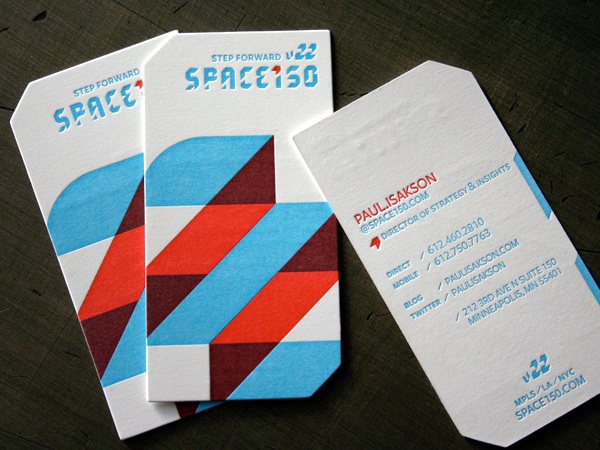 Space 150’s v22 Colorful Business Card