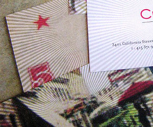 Cafe Lo Cubano's Colorful Business Cards