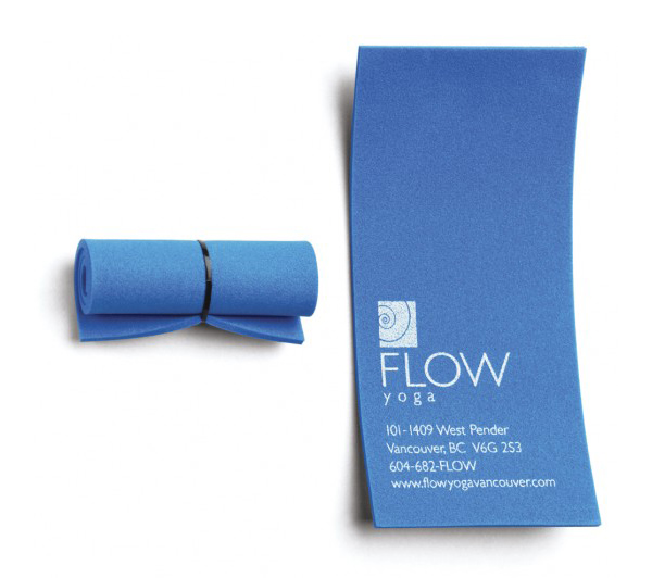 Flow Yoga's Creative Business Card