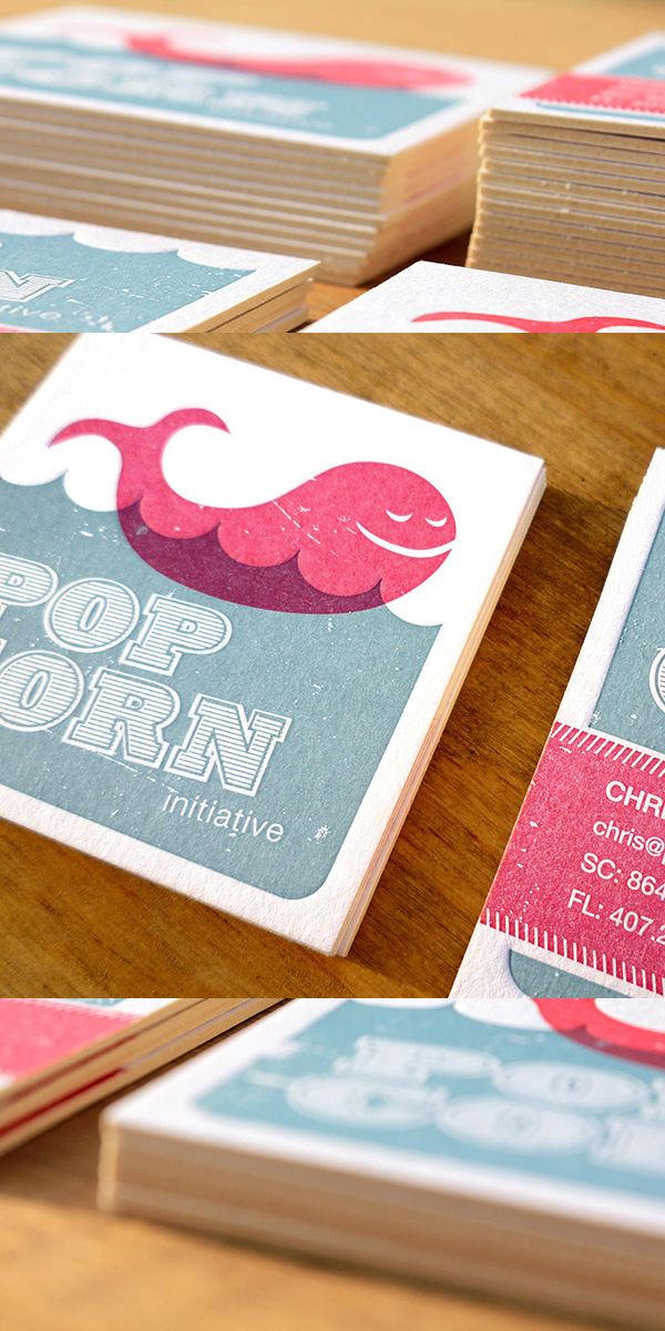 Popcorn Initiative's Cute Business Card