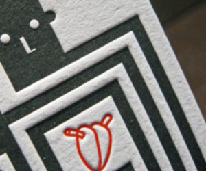 Andre Da Loba's LetterPress Business Card