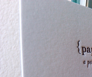 Paper & Type Letterpress Printed Business Cards