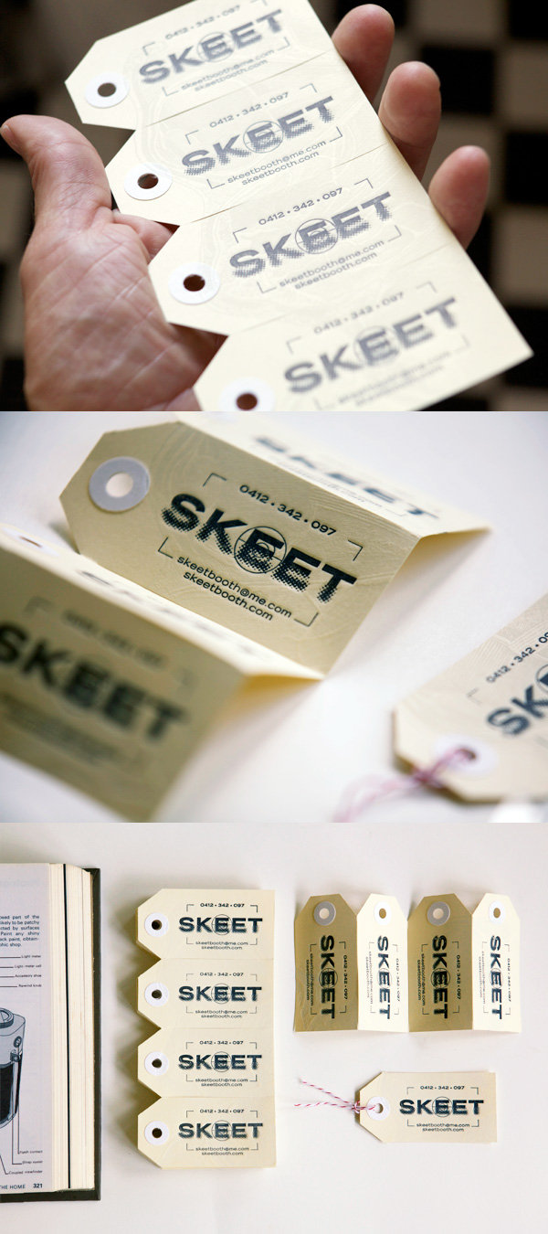 Skeet Booth's LetterPress Business Card
