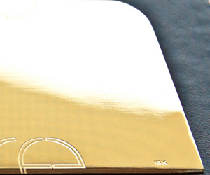 Pure Metal Cards Pure Gold Business Card