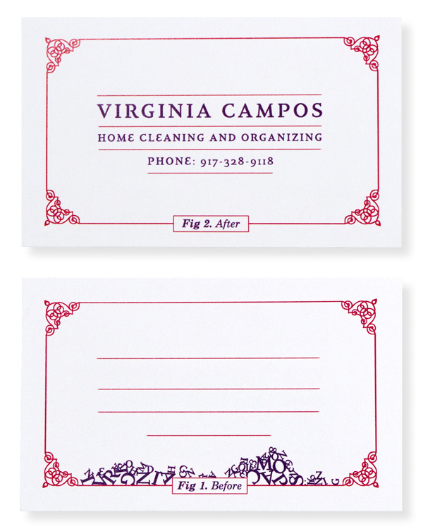 Virginia Campos' Cute Business Card