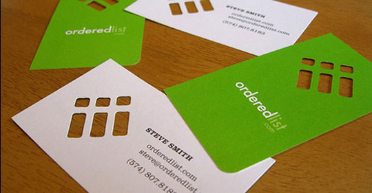 Steve Smith's Cut-out Business Card