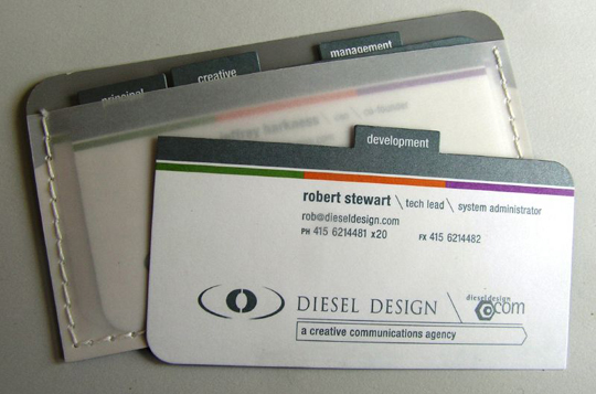 Diesel Design's Portfolio Business Card