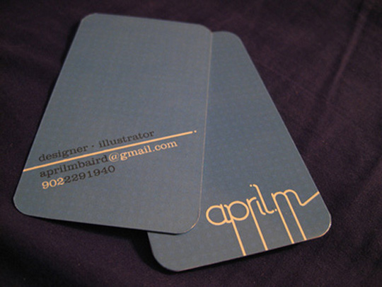 Cool Business Card - April Baird
