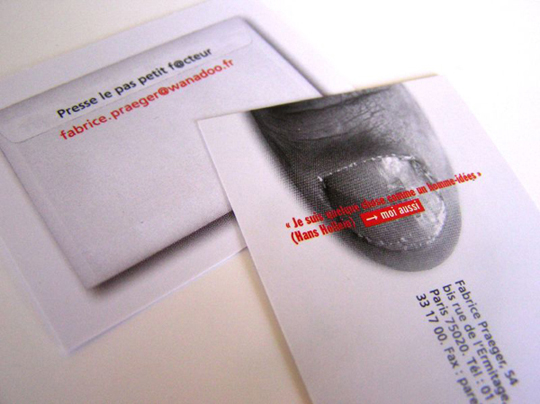 Fabrice Praeger's Simple Business Card