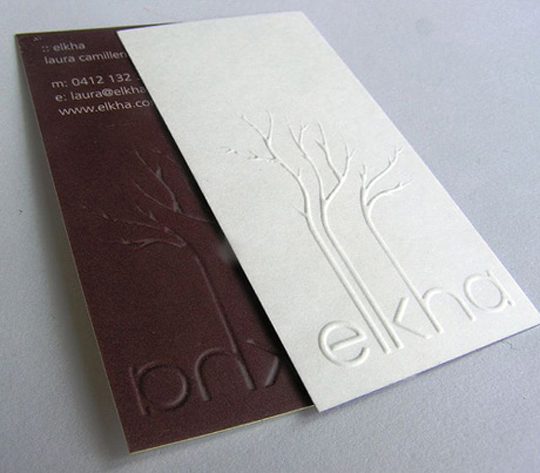 Laura Camilleri's Business card for Elkha