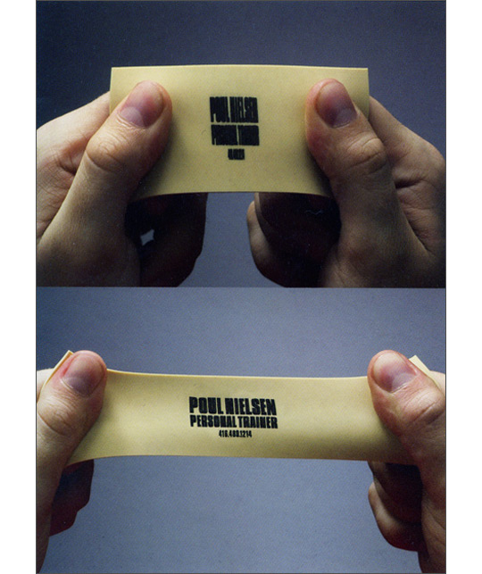Poul Nielsen's Elastic Business Card 