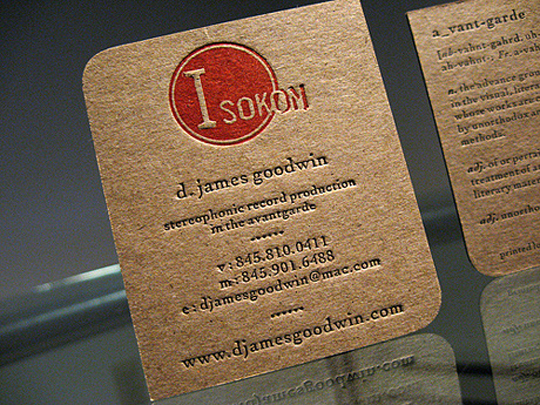 The Isokon's Business Card
