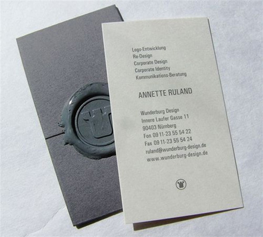 Wunderberg Design's Business Card