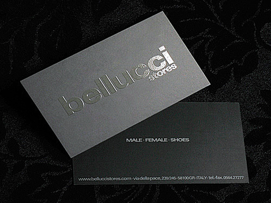 Bellucci stores Business Card