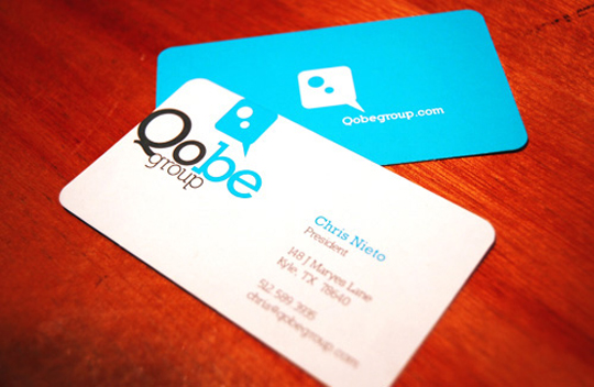 Qobe Group's Creative Business Card