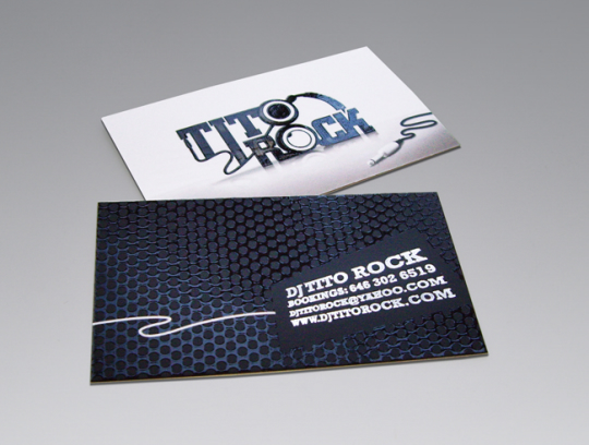DJ Tito Rock's Business Card