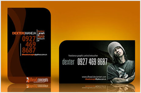 DHead Concepts Business Card