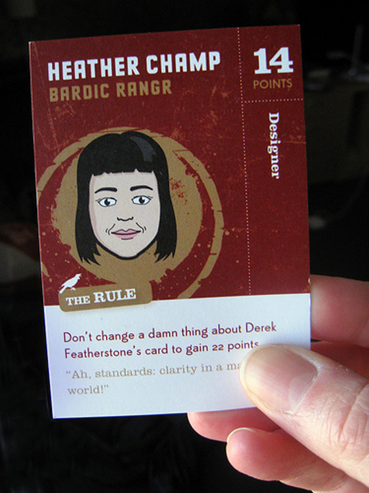 Heather Champ's Creative Business Card