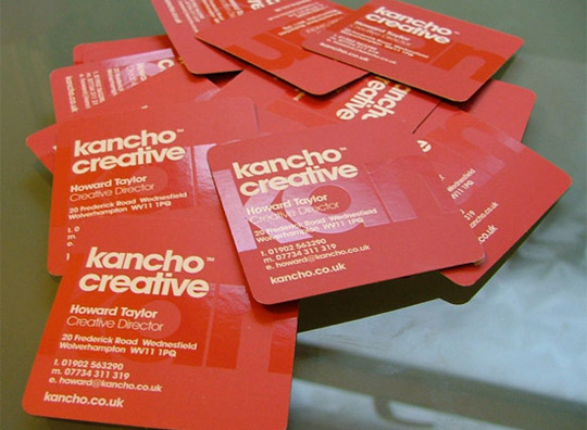 Kancho Creative's Textured Business Card