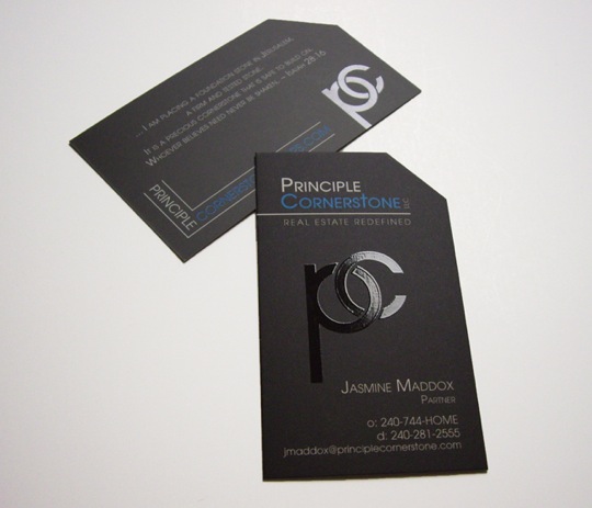 Principle Cornerstone's Business Card