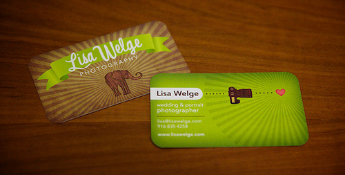 Lisa Welge's Business Card