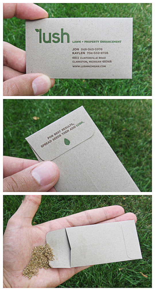 Lush Business Card with Freebie