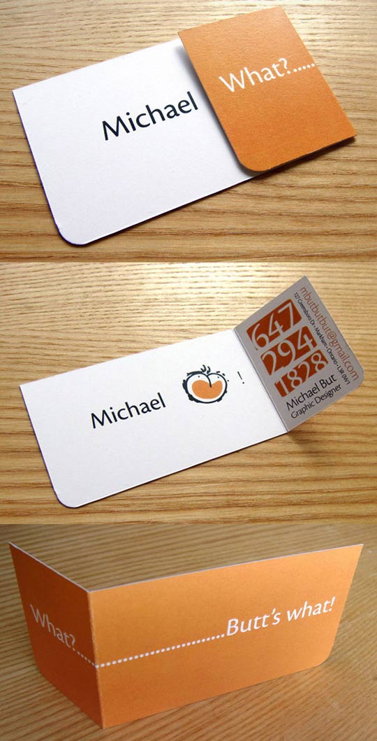 Michael But's Business Card