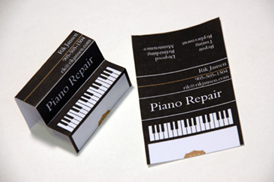 Rik Jansen's Folding Business Card