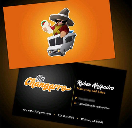 The Changarro's Full Color Business Card