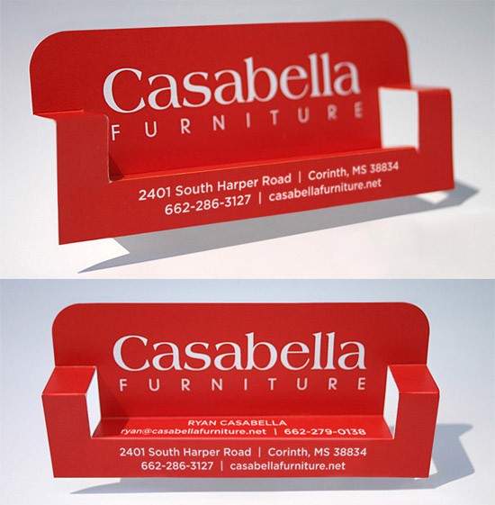 Casabella Furniture's Business Card