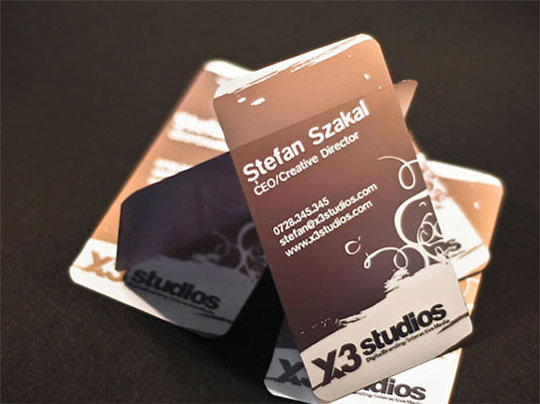 Cool Business Card for X3 Studios