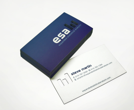 Expanded Statistical Analysis Business Card