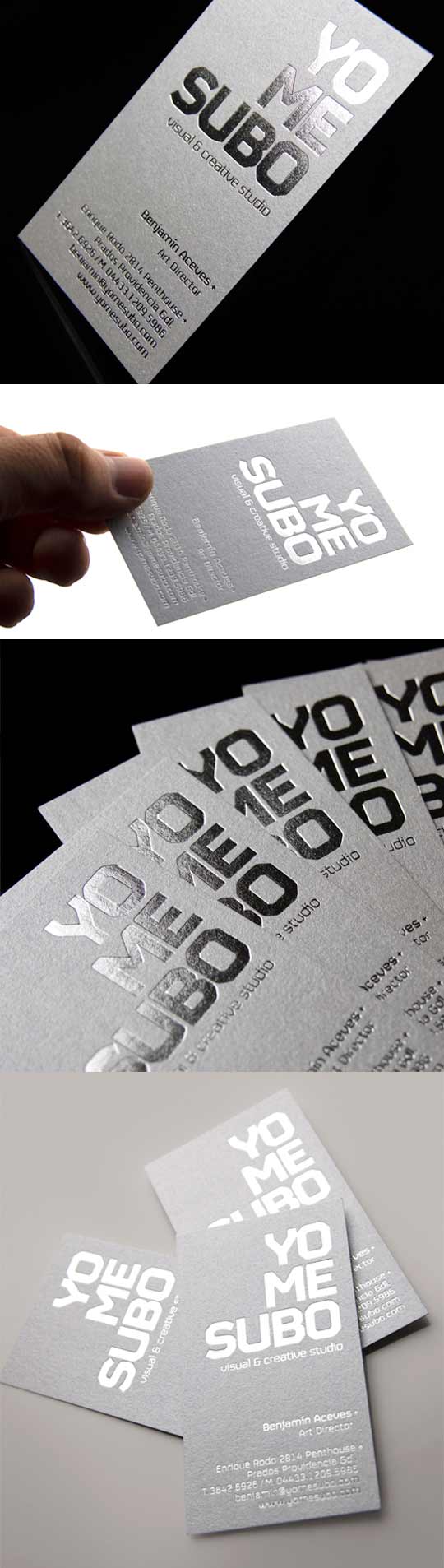 Yo Me Subo Business Card