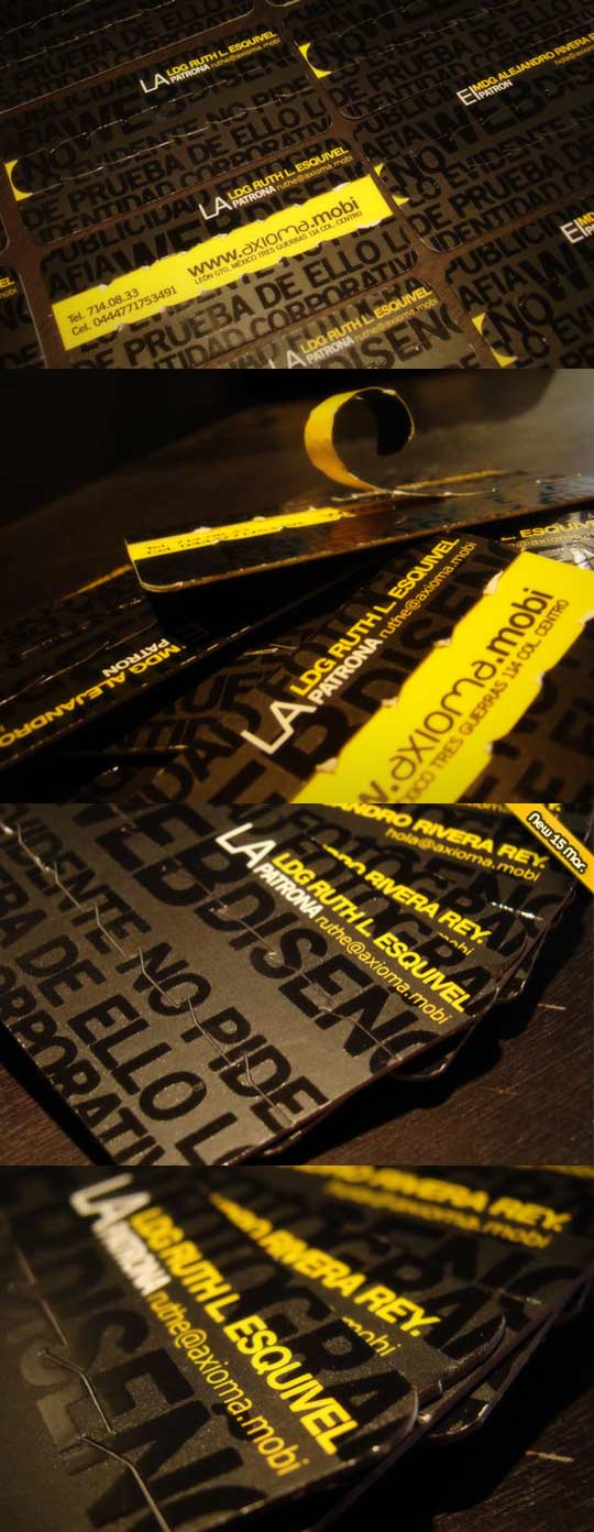 Axioma Mobile's business Card