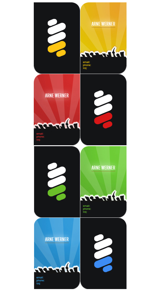 Arne Werner's Full Color Business Card