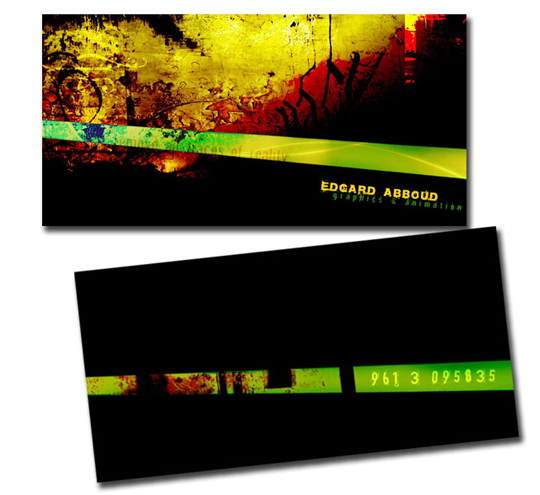 Edgard Abboud's Cool Business Card