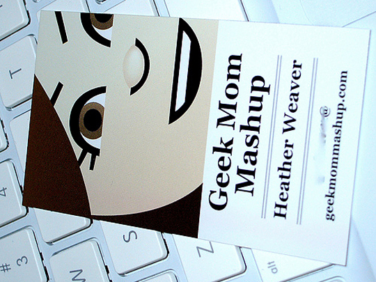 Geek Mom Mashup Cool Business Card
