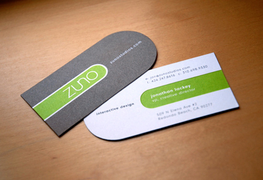 Zuno's Minimalist Business Card